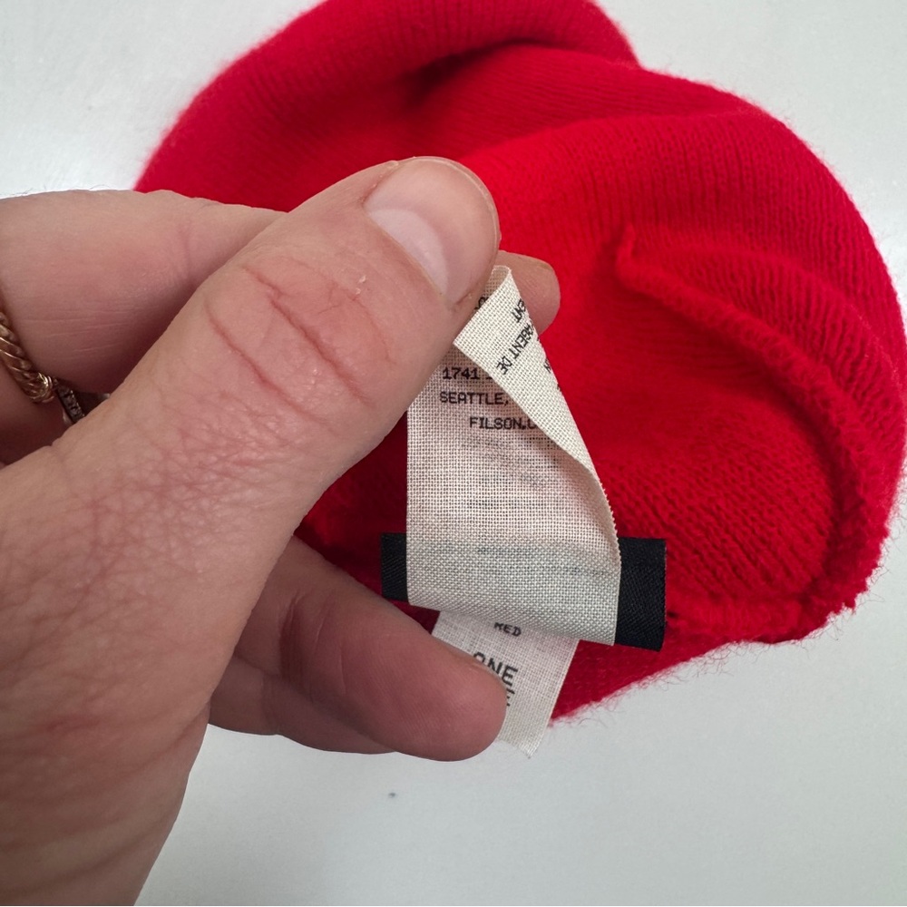 Filson Vibrant Red Knit Hat - Picture 5 of 5